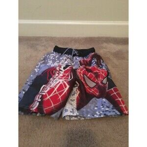 Spider-Man 2 Boys Graphic Print Swim Shorts with Built In Brief Liner Size 6/7